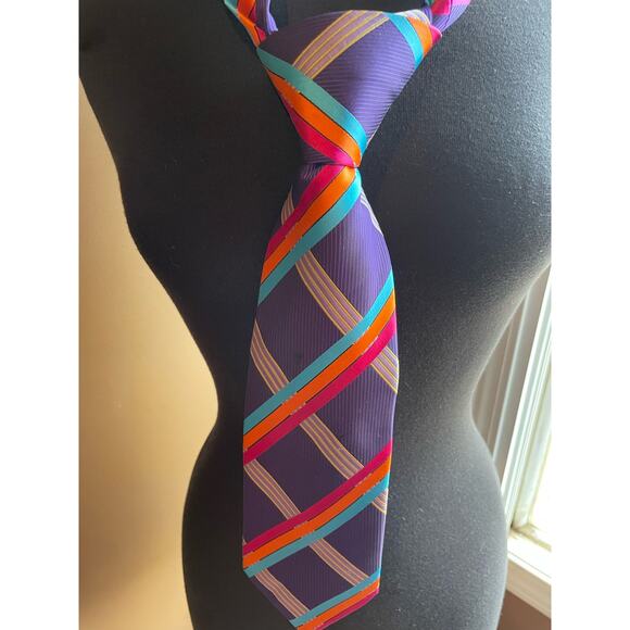 Men's Henry Pickard Purple Orange Turquoise Pink GUC - Picture 5 of 5